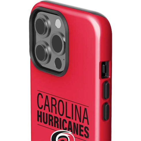 NHL Carolina Hurricanes Lineup iPhone 15 Pro Impact Case